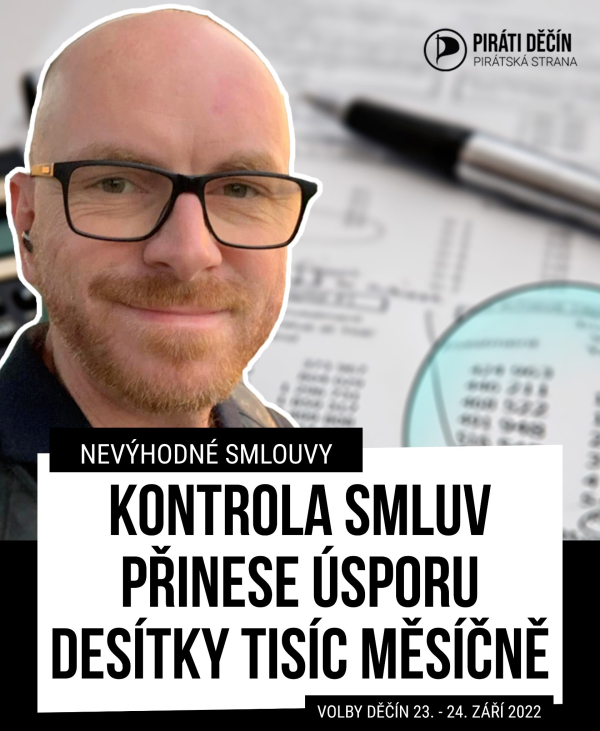 Šmíd: Kontrolou dlouhodobých smluv magistrátu dosáhneme úspor desítek až stovek tisíc měsíčně
