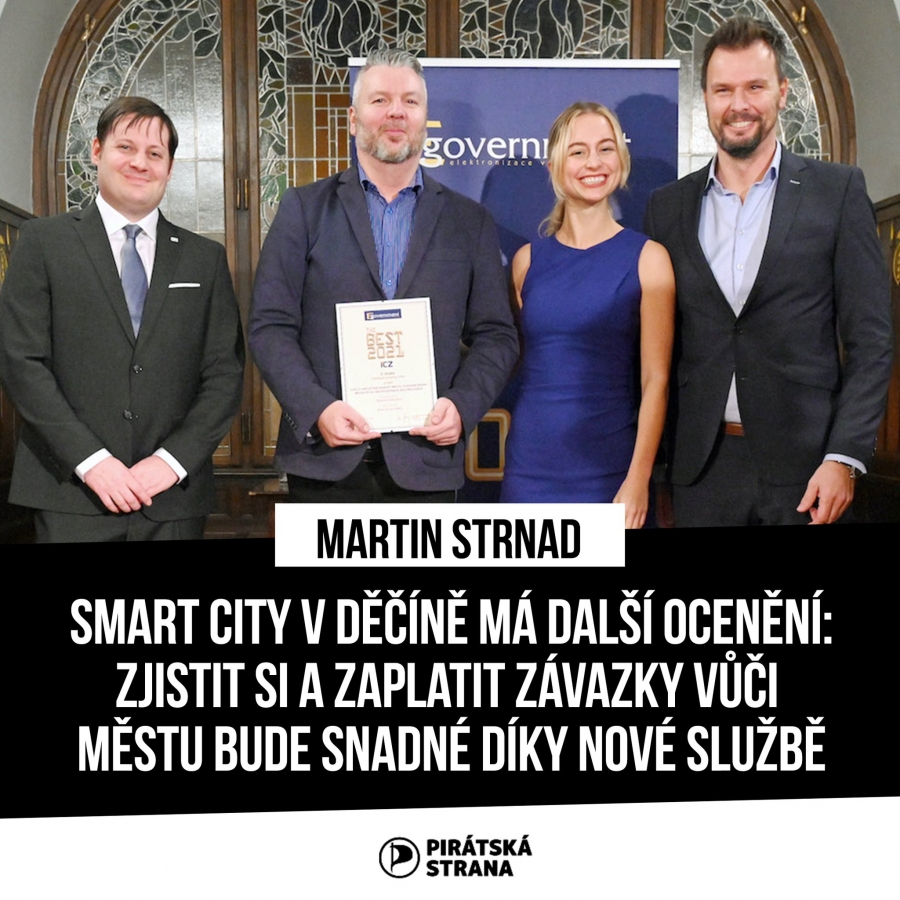 Inovace roku eGoverment - připravovaná platební brána města Děčín