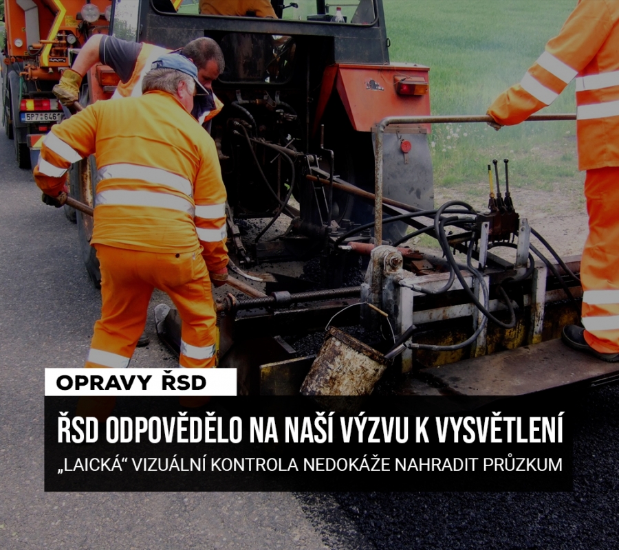 ŘSD odpovědělo na naší žádost o nutnosti opravy silnice I/62 - Myslbekova