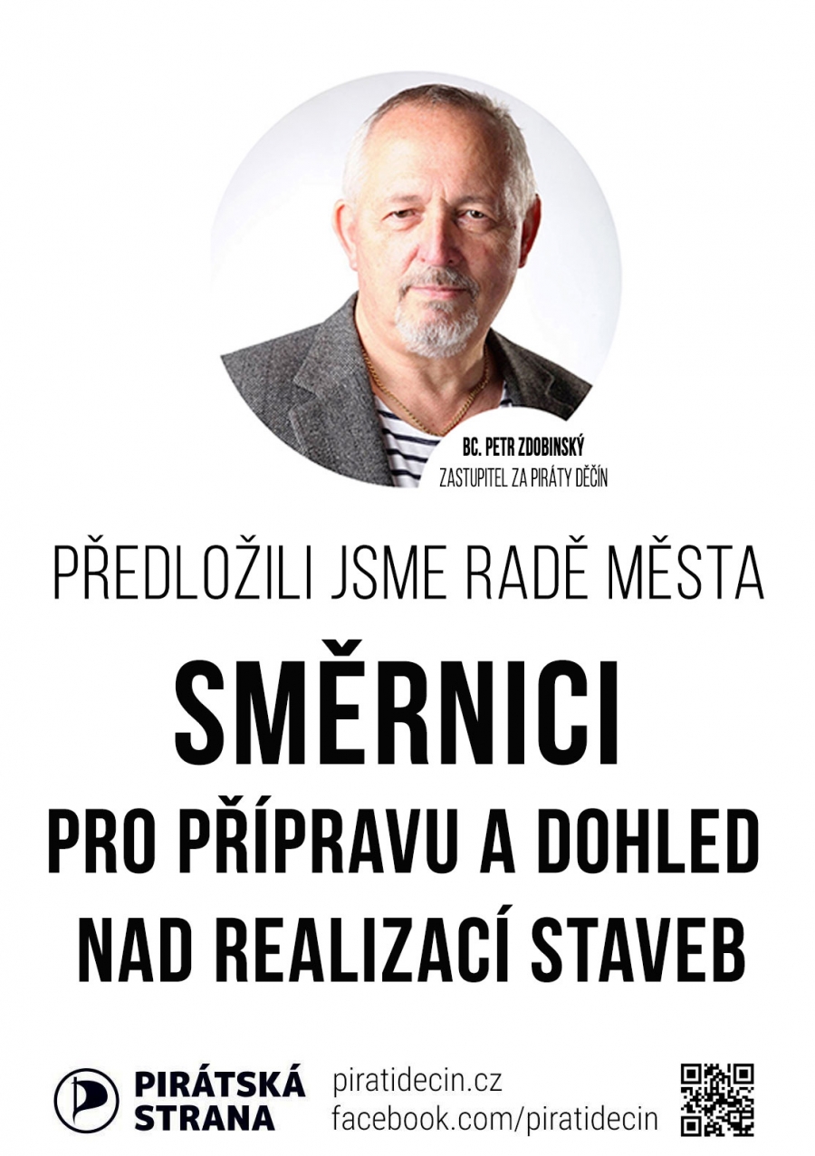 PŘEDKLÁDÁME SMĚRNICI PRO PŘÍPRAVU A DOHLED NAD REALIZACÍ STAVEB