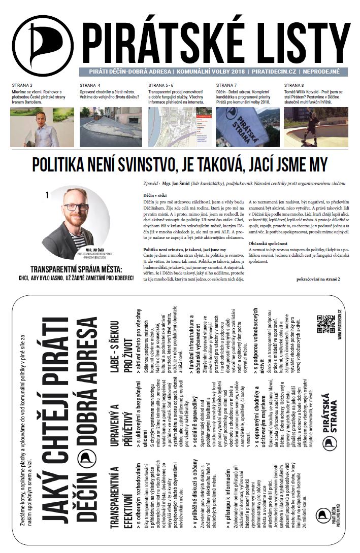 piratske listy decin